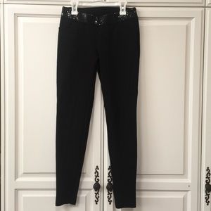 TSUMORI CHISATO Skinny Pants with Sequins Waist